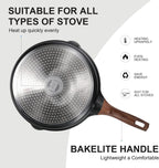 Non Stick Frying Pan 3 Sets Stone Pans