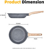 Non Stick Frying Pan 3 Sets Stone Pans