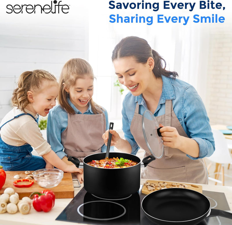 Non Stick Pots and Pans Set - Induction (15 Piece)