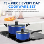 Non Stick Pots and Pans Set - Induction (15 Piece)