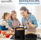 Non Stick Pots and Pans Set - Induction (15 Piece)