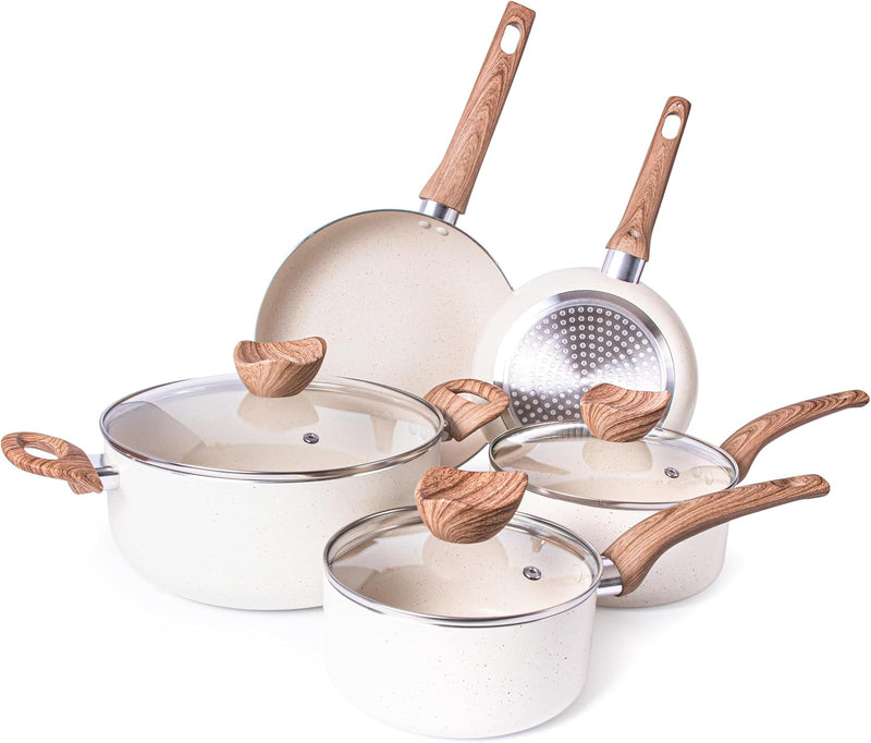 Non Stick Pots and Pans Set Induction Hob
