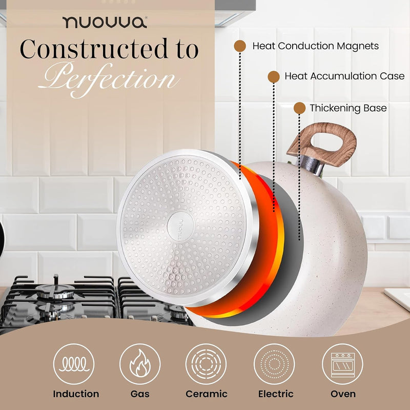 Non Stick Pots and Pans Set Induction Hob