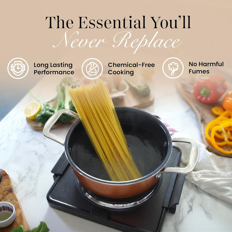 Non Stick Pots and Pans Set Induction Hob
