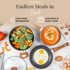 Non Stick Pots and Pans Set Induction Hob