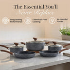 Non Stick Pots and Pans Set Induction Hob