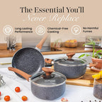 Non Stick Pots and Pans Set Induction Hob