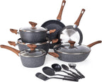Non Stick Pots and Pans Set Induction Hob