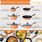 Non Stick Pots and Pans Set Induction Hob