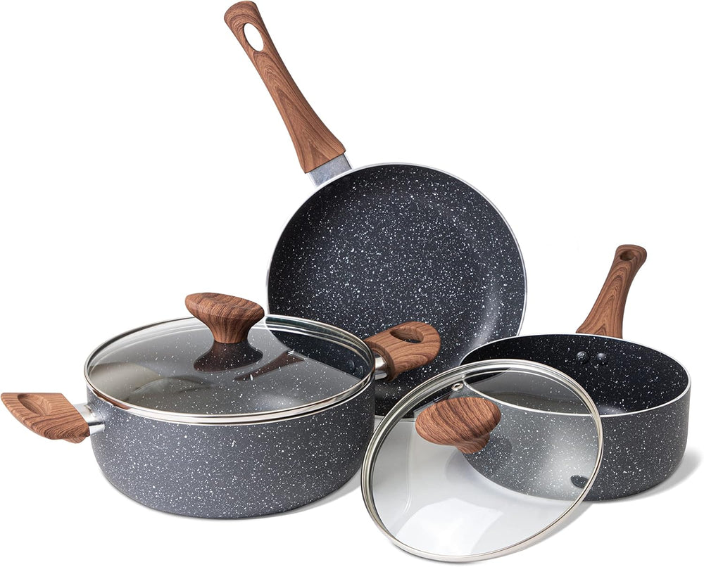 Non Stick Pots and Pans Set Induction Hob