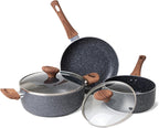 Non Stick Pots and Pans Set Induction Hob