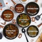 Non Stick Pots and Pans Set Induction Hob
