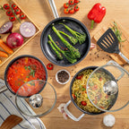 Non Stick Pots and Pans Set Induction Hob