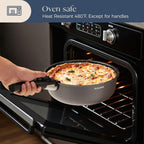 Non Stick Pots and Pans Set Induction Hob (17 Piece)