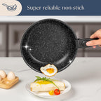 Non Stick Pots and Pans Set Induction Hob (17 Piece)