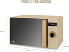 Nordic Digital Microwave with 6 Power Settings 60