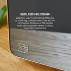 Nordic Digital Microwave with 6 Power Settings 60