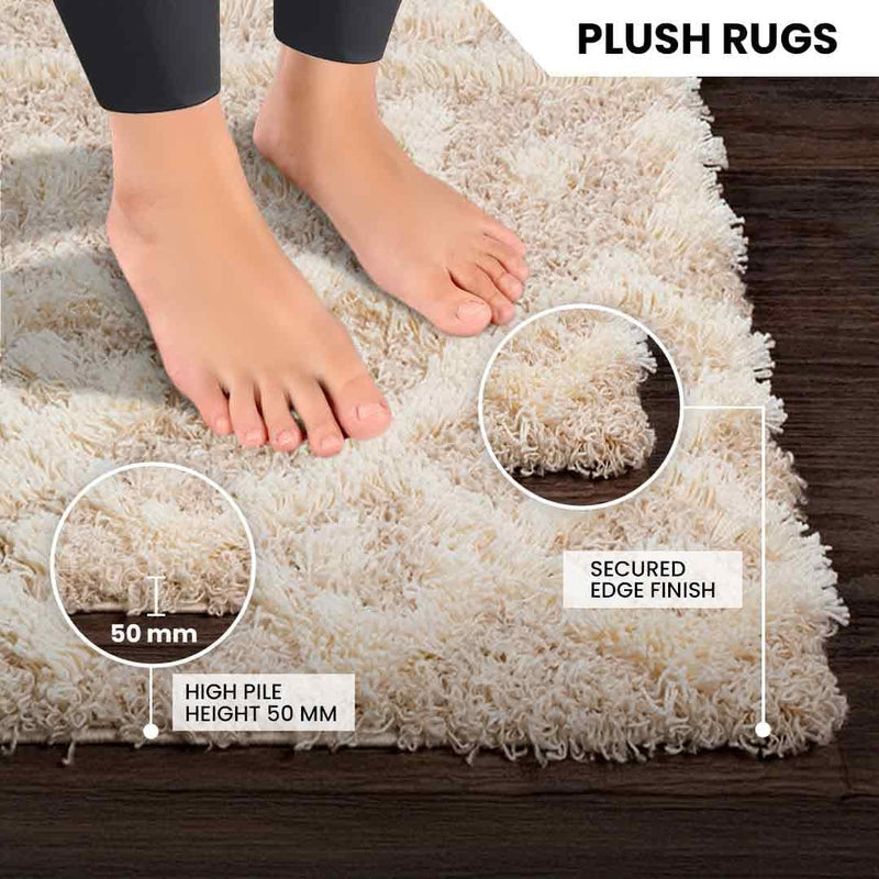 Shaggy Rug Modern Berber Rugs Living Room Large
