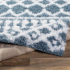 Nour Dubai Shaggy Rug Bedroom