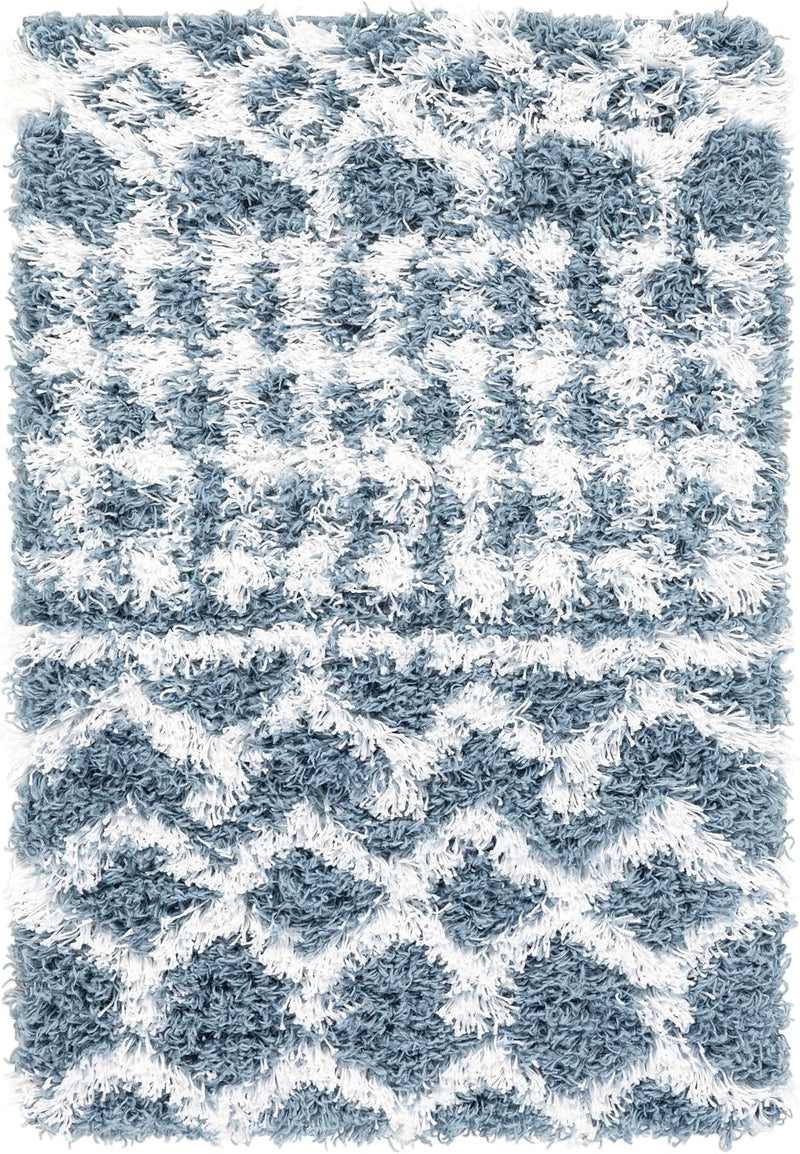 Nour Dubai Shaggy Rug Bedroom