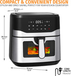 20L Air Fryer Oven with Dual French Glass