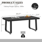 Rustic Coffee Table 60dx120wx46.5h Cm Industrial Wooden