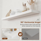 Oak Floating Shelves for Wall Mounted Shelf (Set of 2)