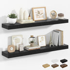 Oak Floating Shelves for Wall Mounted Shelf (Set of 2)