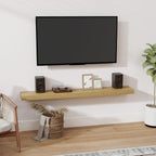 Oak Floating Shelves for Wall Mounted Shelf (Set of 2)