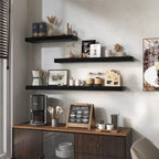 Oak Floating Shelves for Wall Mounted Shelf (Set of 2)