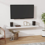 Oak Floating Shelves for Wall Mounted Shelf (Set of 2)