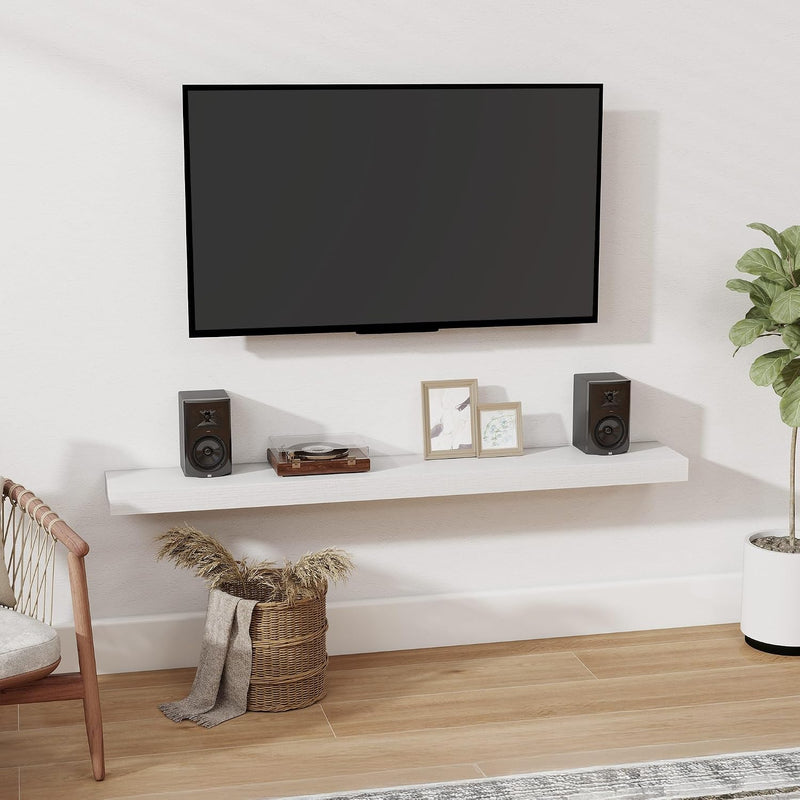 Oak Floating Shelves for Wall Mounted Shelf (Set of 2)
