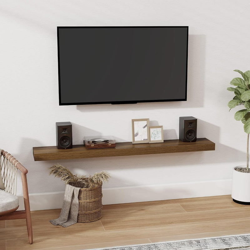 Oak Floating Shelves for Wall Mounted Shelf (Set of 2)
