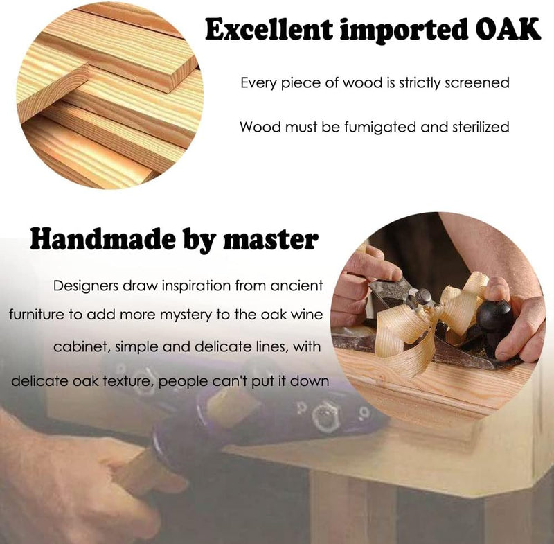 Oak Side Table 2 Storage Shelves Night End