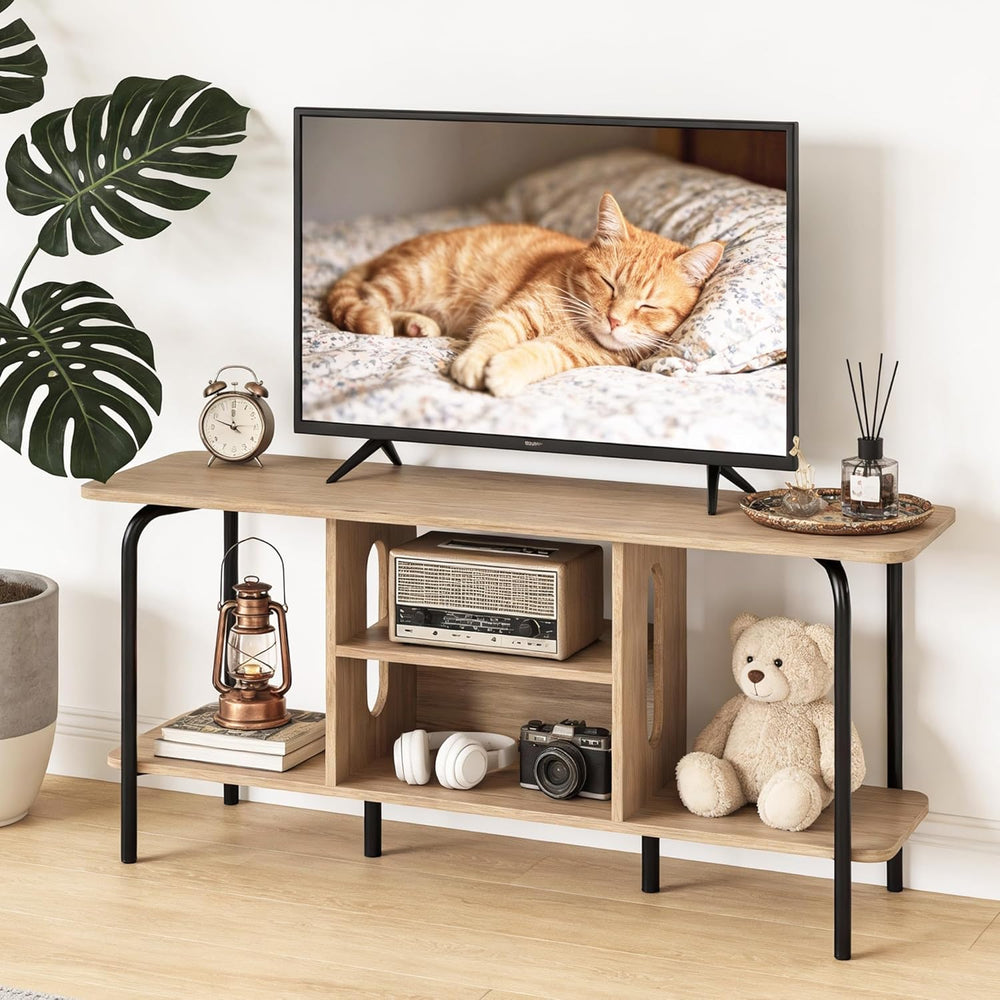 Oak TV Unit for 55 Inch 120CM Wooden