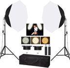 Octagonal Softbox Lighting Kit 27.5" Professional Soft Box (2 Pack)
