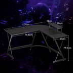 Odk L Shaped Gaming Desk with Monitor Stand