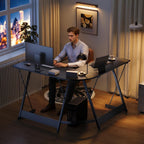 Odk L Shaped Gaming Desk with Monitor Stand
