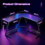 Odk L Shaped Gaming Desk with Monitor Stand