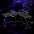 Odk L Shaped Gaming Desk with Monitor Stand