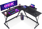 Odk L Shaped Gaming Desk with Monitor Stand