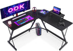 Odk L Shaped Gaming Desk with Monitor Stand