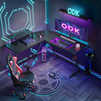 Odk L Shaped Gaming Desk with Monitor Stand