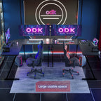 Odk L Shaped Gaming Desk with Monitor Stand