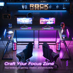 Odk L Shaped Gaming Desk with Monitor Stand
