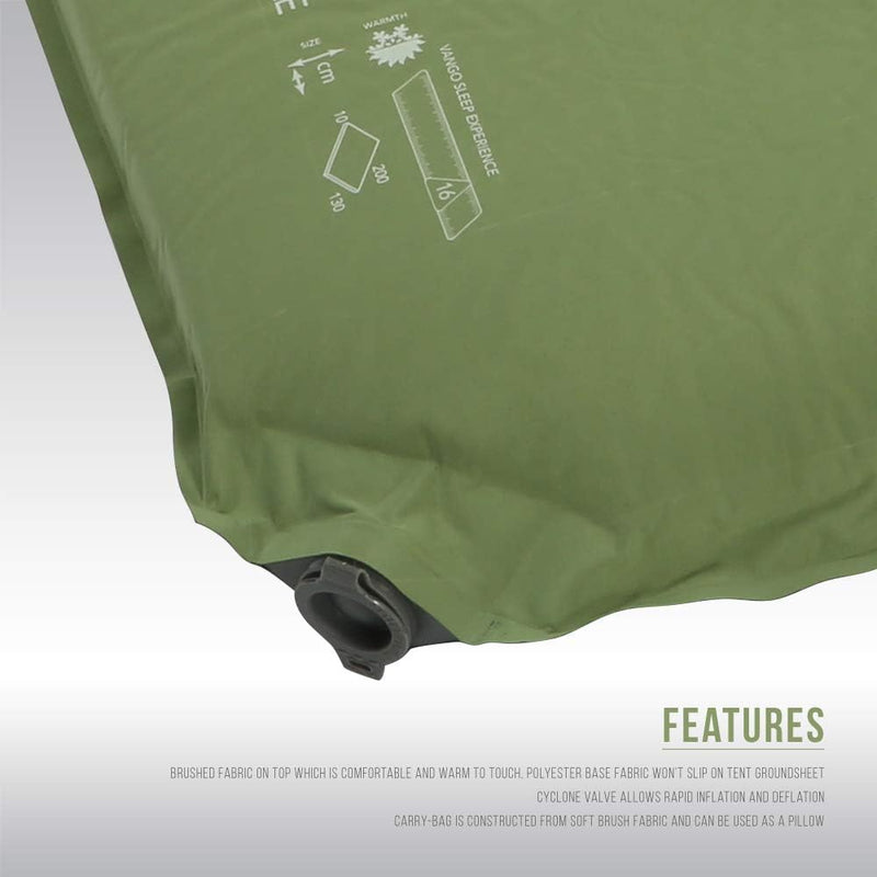 Odyssey Double Self Inflating Camping Mat Exclusive 10CM