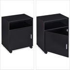 Office Cabinet Storage 3 Shelves Cupboard Tray Home