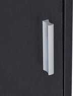 Office Cabinet Storage 3 Shelves Cupboard Tray Home
