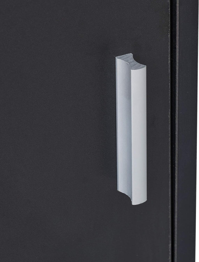 Office Cabinet Storage 3 Shelves Cupboard Tray Home