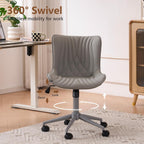 Office Chair Adjustable Armless Desk Chairwith Wheels All